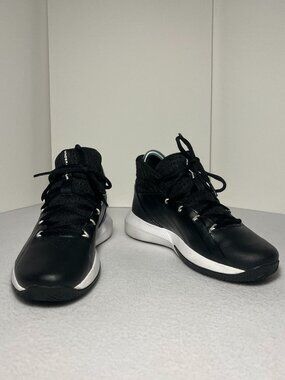 Under Armour Kids 4Y Black/White Lockdown 3 Grade-School Basketball Sneaker Shoe